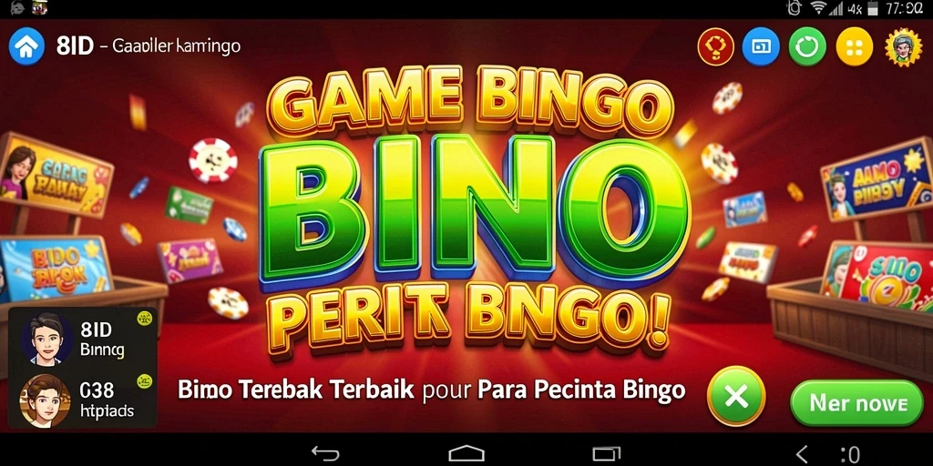 Screenshot gameplay 8ID menampilkan serunya bermain Bingo.