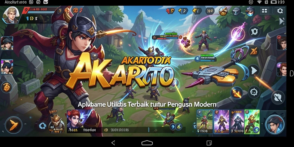 Tampilan antarmuka utama AKARTOTO yang user-friendly dan fungsional.