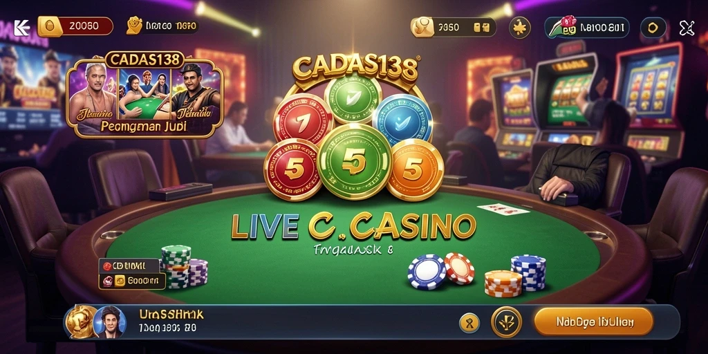 Tampilan gameplay Live Casino yang menarik di CADAS138.