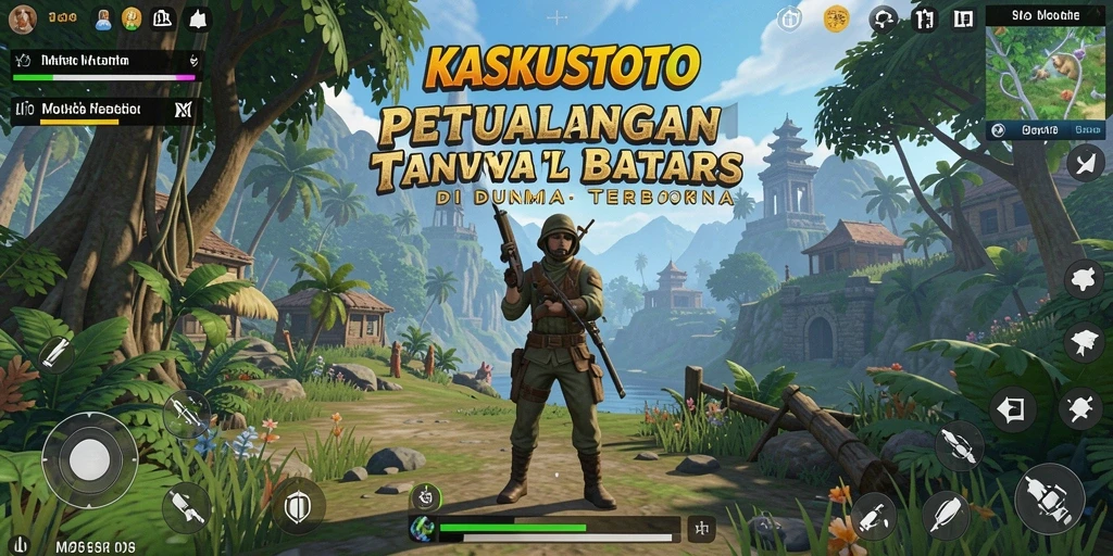 Tampilan gameplay Open World KASKUSTOTO yang menakjubkan.