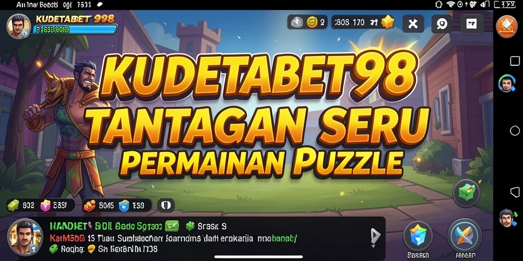 Tampilan gameplay KUDETABET98 yang penuh warna dan tantangan.