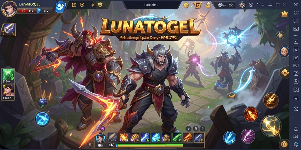 Gameplay seru dengan grafik menarik di LUNATOGEL.