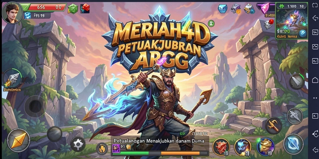 Tangkapan layar dari gameplay seru <strong>MERIAH4D</strong> menunjukkan petualangan pemain dalam dunia ARPG.
