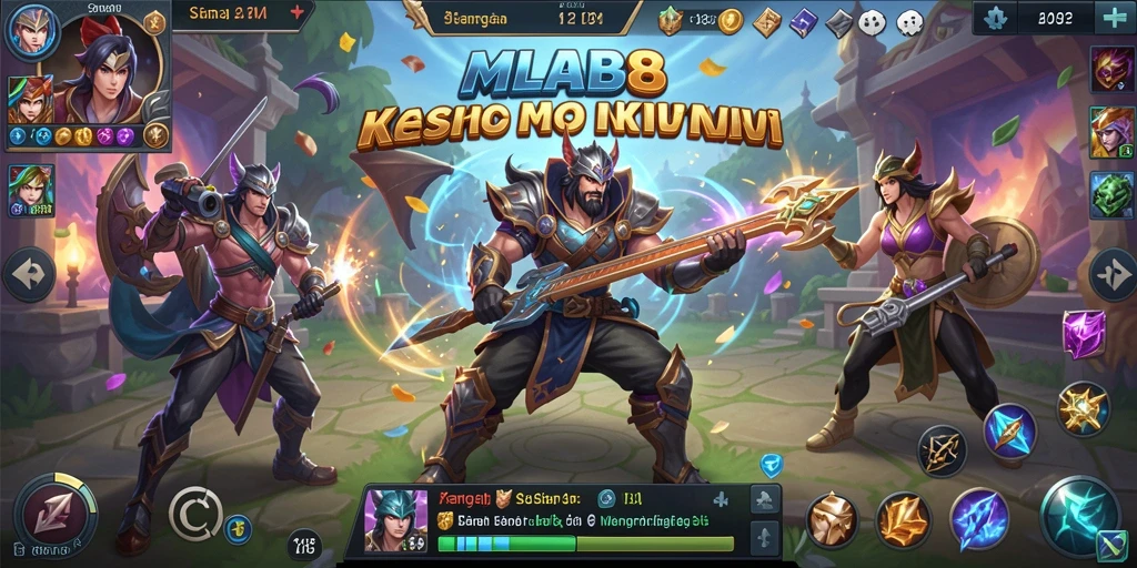 Screenshot gameplay MLBB8 menampilkan suasana Kasino yang seru dan menarik.