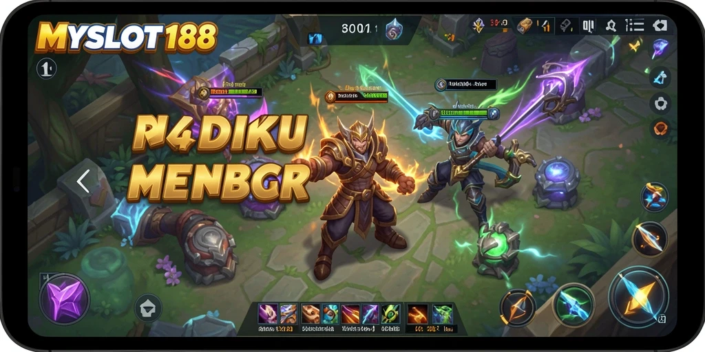Tampilan gameplay intens dan seru dalam MYSLOT188.