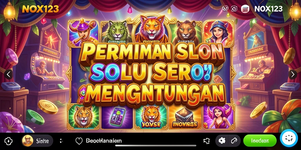 Screenshot gameplay NOX123 yang menampilkan slot menarik dan interaktif.