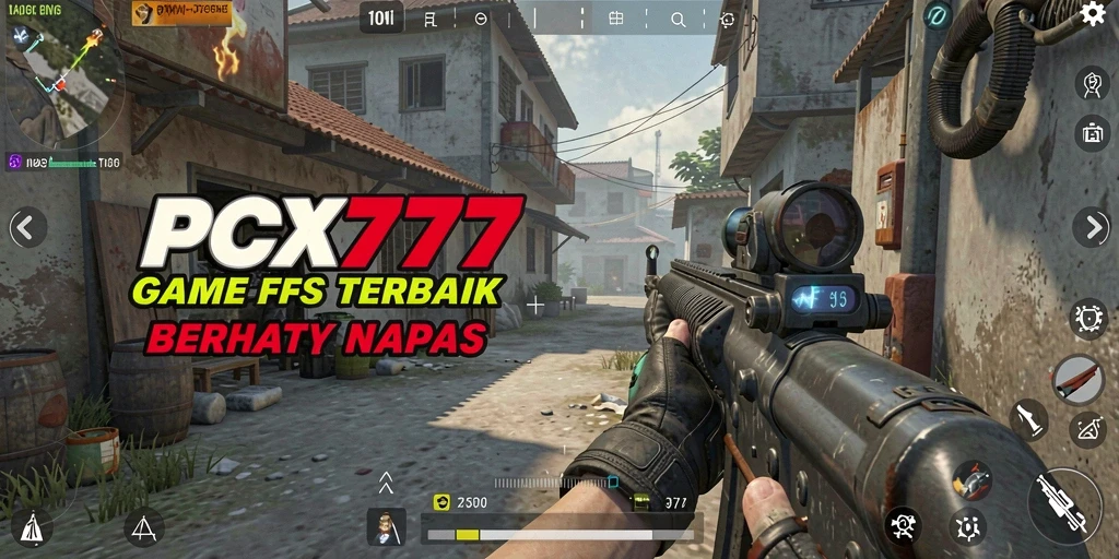 Tampilan gameplay PCX777 yang menarik dengan aksi tembak-menembak mendebarkan.