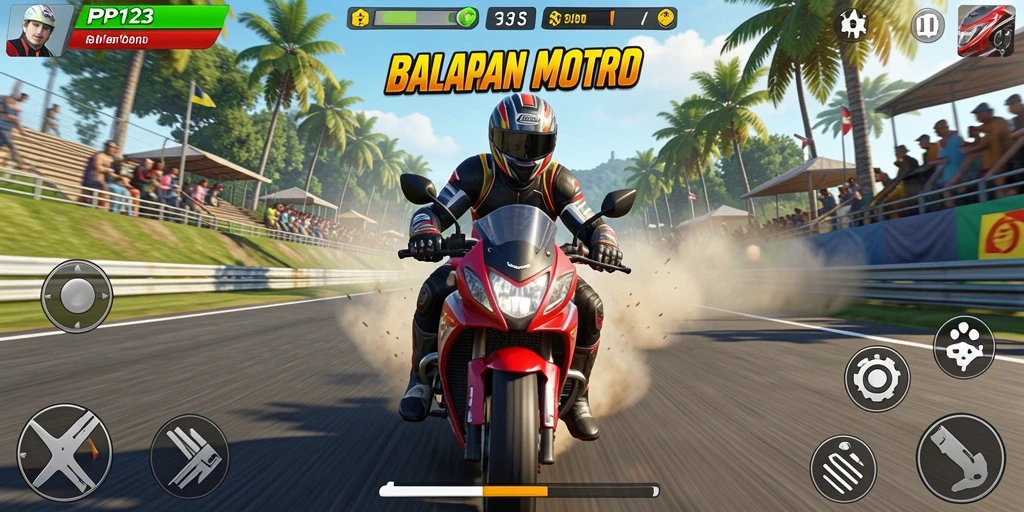 Tangkap aksi seru balapan motor di PP123.
